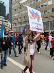 На улицах Торонто прошла акция протеста против агрессивной политики Армении (ВИДЕО, ФОТО)