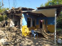 Армянский снаряд попал в дом в Тертере, есть пострадавший (ФОТО/ВИДЕО)