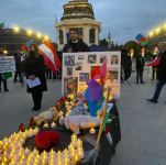 В Вене прошла акция протеста против военных преступлений Армении (ВИДЕО, ФОТО)