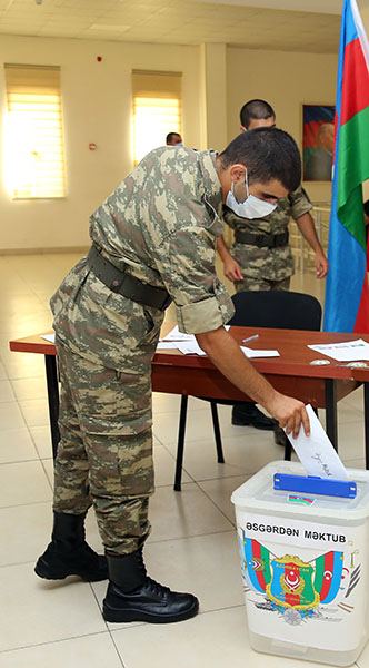 "Letter to soldier" project held for personnel of Azerbaijani Armed Forces participating in battles