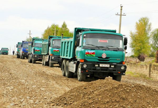 Azerbaijan starts reconstructing roads leading to liberated villages of Tartar (PHOTOS)