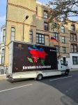 "Karabakh is Azerbaijan" yazılı avtomobil Londonda Ermənistan səfirliyinin qarşısında (FOTO/VİDEO)