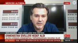 Trend BİA-nın baş redaktoru “CNN Türk” telekanalına Dağlıq Qarabağda davam edən gərginlik barədə açıqlama verib (FOTO/VİDEO)