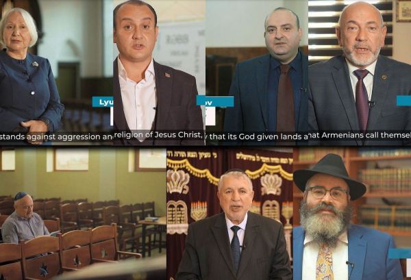 Религиозные конфессии Азербайджана продемонстрировали солидарность в борьбе с армянским террором (ВИДЕО)