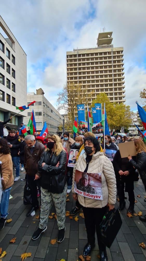 Protest rally against Armenian attack on Ganja held in Bielefeld, Germany (PHOTO)