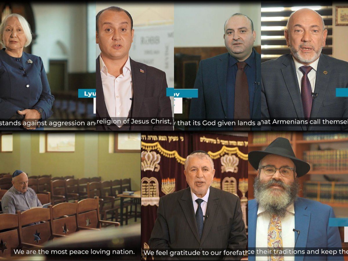 Religious confessions of Azerbaijan demonstrate solidarity in fight against Armenian terror (VIDEO)