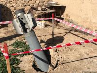 Unexploded missile on territory of Azerbaijan’s Goranboy (PHOTO)