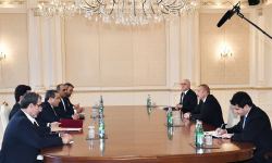 Президент Ильхам Алиев принял делегацию во главе со специальным представителем Президента Ирана (ФОТО) (версия 2)