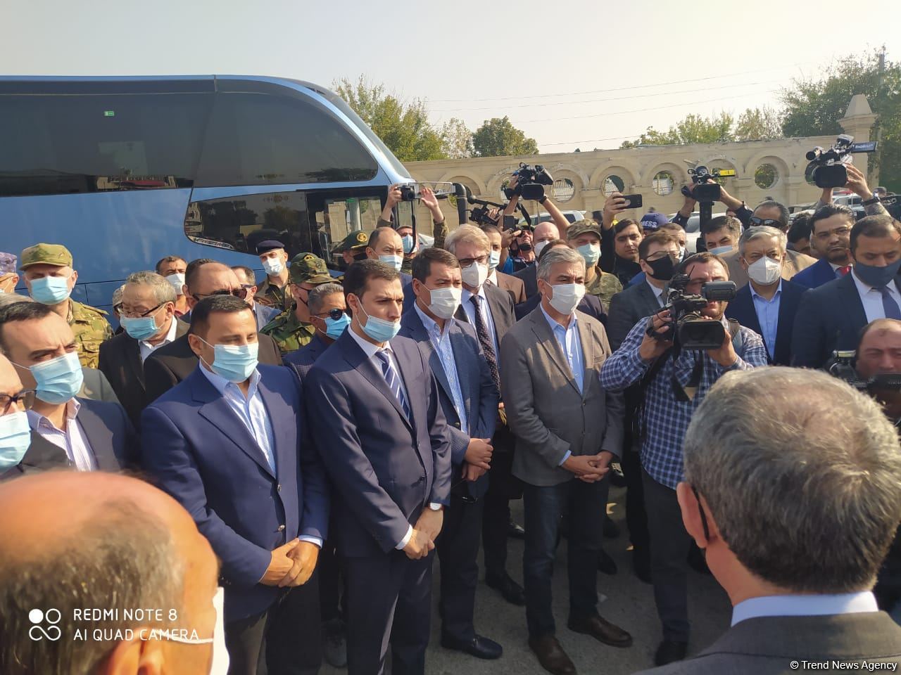 Помощник Президента Азербайджана Хикмет Гаджиев и иностранные дипломаты находятся в Барде (ФОТО)