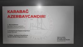 İstanbulda “Qarabağ Azərbaycandır” adlı aksiya keçirilib (FOTO)