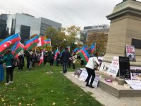 Kanadada "We All Stand With Azerbaijan!" adlı həmrəylik aksiya keçirilib (FOTO)