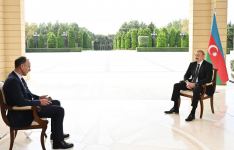 Президент Ильхам Алиев дал интервью немецкому телеканалу ARD (ФОТО/ВИДЕО)
