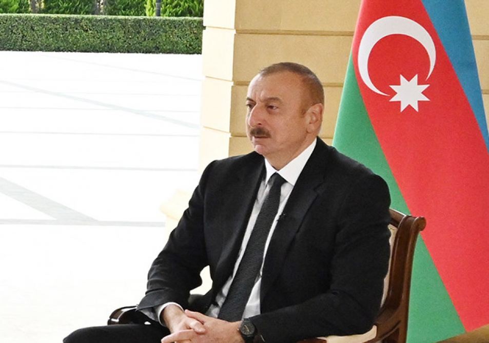 Президент Ильхам Алиев: Мы трижды согласились на прекращение огня, что свидетельствует о нашей воле решить данный вопрос политическим путем