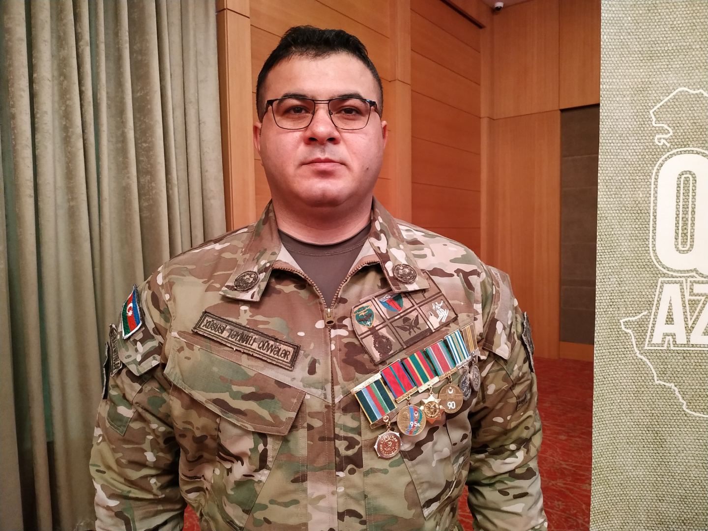 Ветеран Карабахской войны из спецназа Натиг Мехтиев: Наша молодежь показывает чудеса геройства на поле битвы (ФОТО)