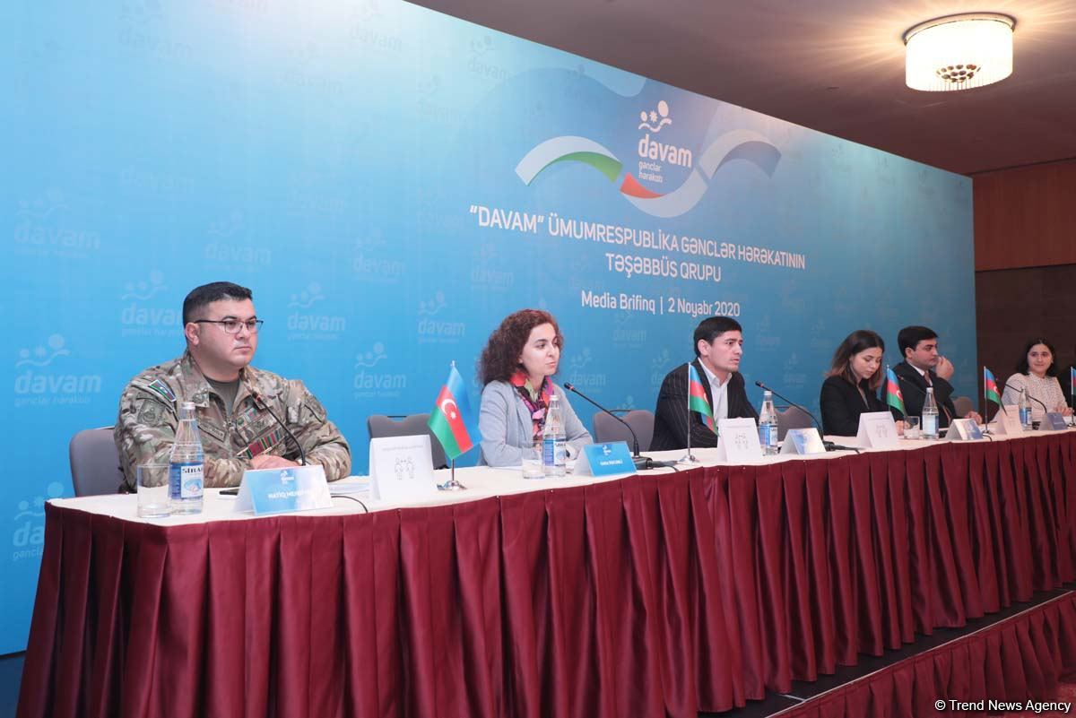Молодежь создала движение DAVAM  в поддержку армии Азербайджана (ФОТО)