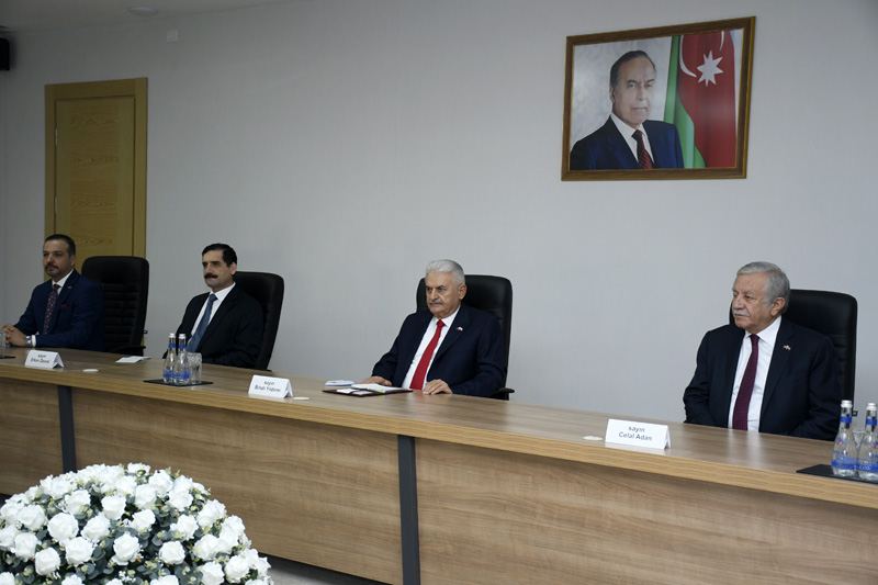 Вице-премьер Азербайджана принял делегацию во главе с Бинали Йылдырымом (ФОТО)