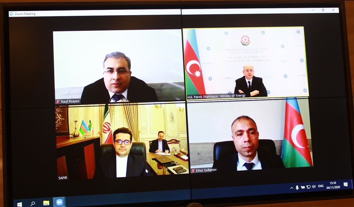 Азербайджан и Иран обсудили сотрудничество в сфере энергетики (ФОТО)