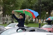 Victory joy in Baku, population celebrates liberation of Shusha with great enthusiasm (PHOTO/VIDEO)