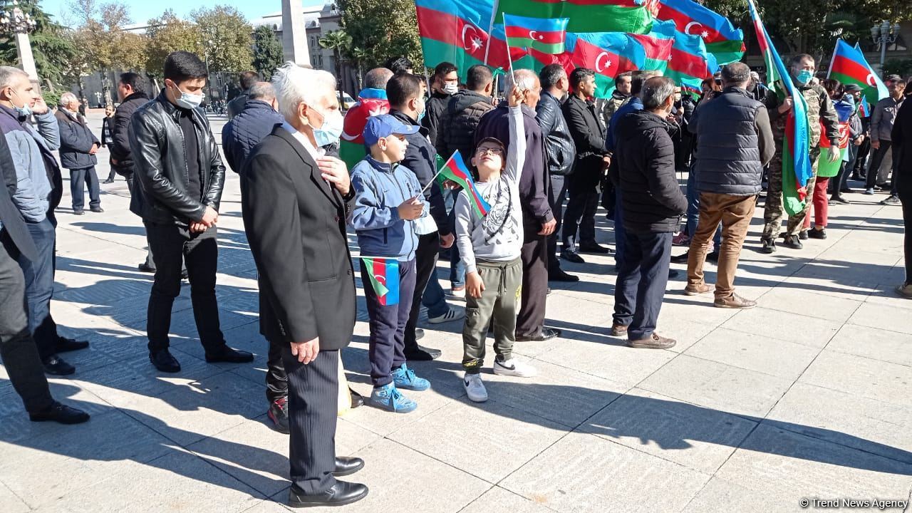 Гянджа празднует освобождение Шуши от армянской оккупации  (ФОТО/ВИДЕО)