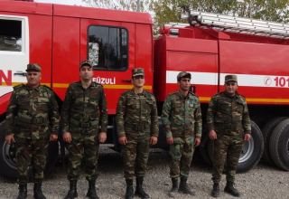 Azerbaijan establishing fire departments in liberated lands (PHOTO)