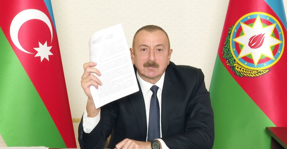 He will get out of the rest of the occupied lands by 1 December - President Aliyev