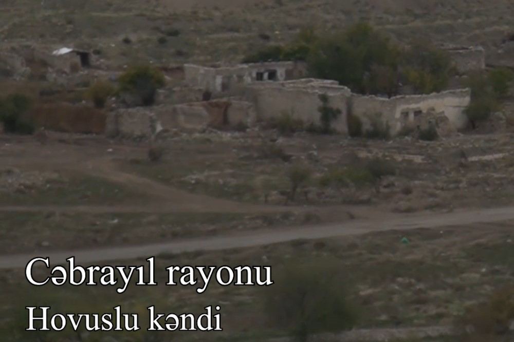 Видеорепортаж из освобожденных от оккупации сел - Ходжик Губадлинского района и  Ховуслу Джабраильского района