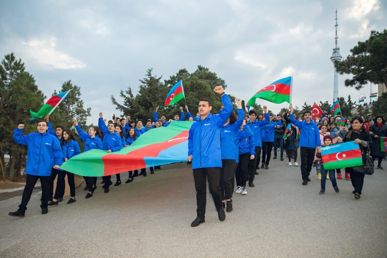 Азербайджанские волонтеры поблагодарили Верховного Главнокомандующего Ильхама Алиева и Первого вице-президента Мехрибан Алиеву по случаю победы (ФОТО/ВИДЕО)