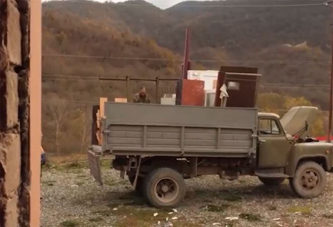 Armenians take away even window frames as they leave - BBC reports from liberated Kalbajar (VIDEO) - Gallery Image
