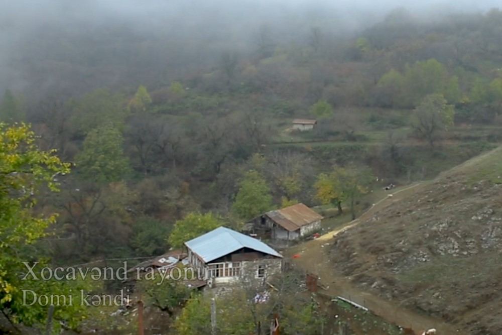 Xocavəndin işğaldan azad olunan Domi kəndi (VİDEO)