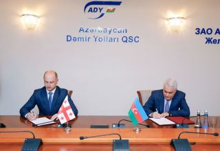 Между Азербайджаном и Грузией подписан документ о сотрудничестве в железнодорожной сфере