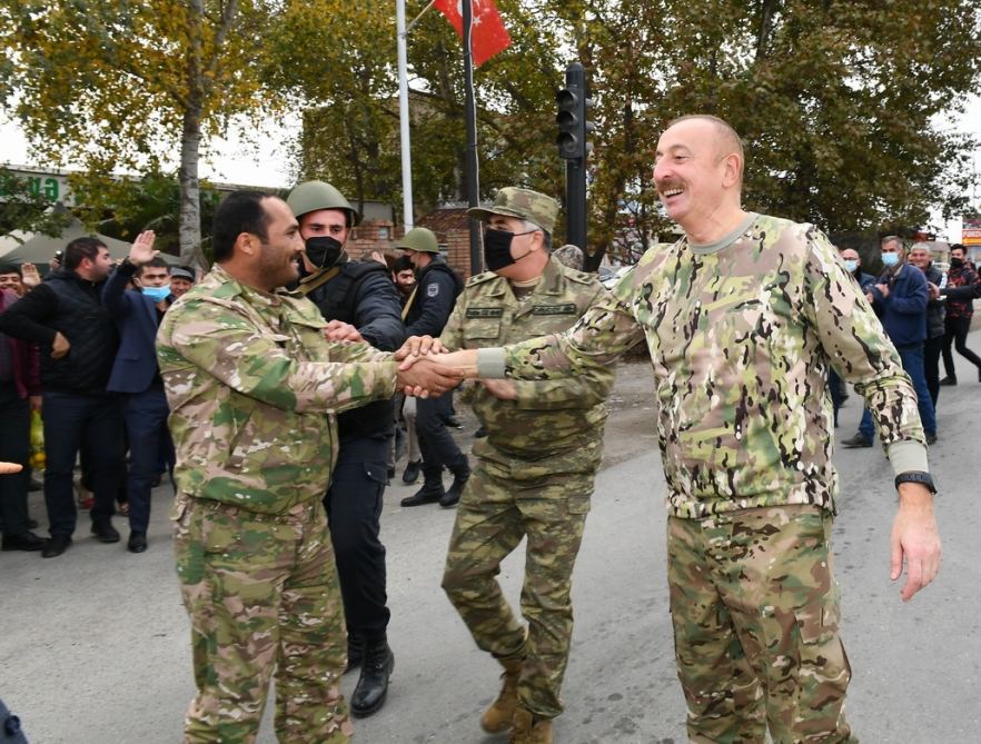 Azerbaijani president, first lady visit Fuzuli, Jabrayil liberated from occupation (PHOTO)