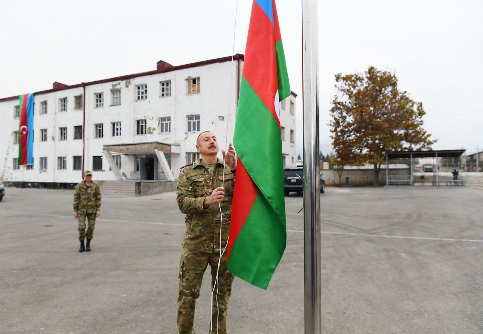 Azerbaijani president, first lady visit Fuzuli, Jabrayil liberated from occupation (PHOTO)