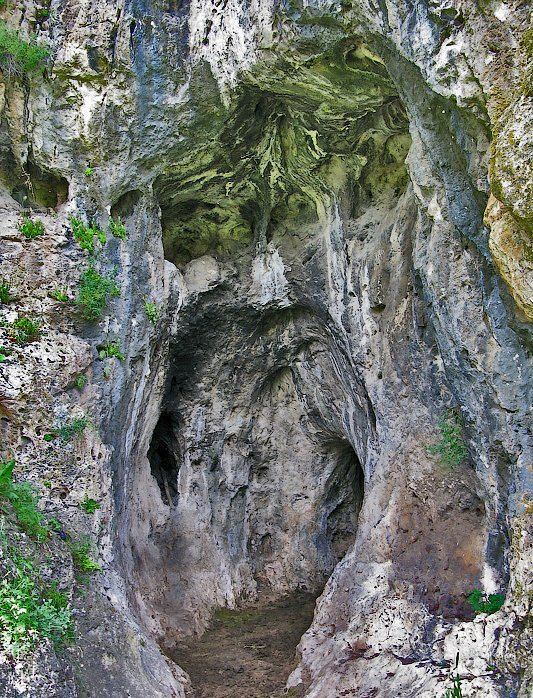 Флаг Азербайджана на входе в древнюю Азыхскую пещеру - факты из истории  (ВИДЕО,ФОТО)