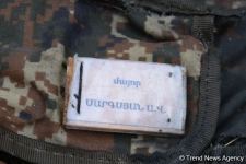 Azerbaijani troops destroy Armenian military equipment in Fuzuli (PHOTO)