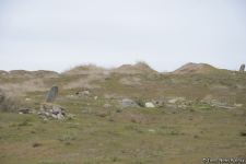 Armenians completely destroy cemetery in Fuzuli district (PHOTO)