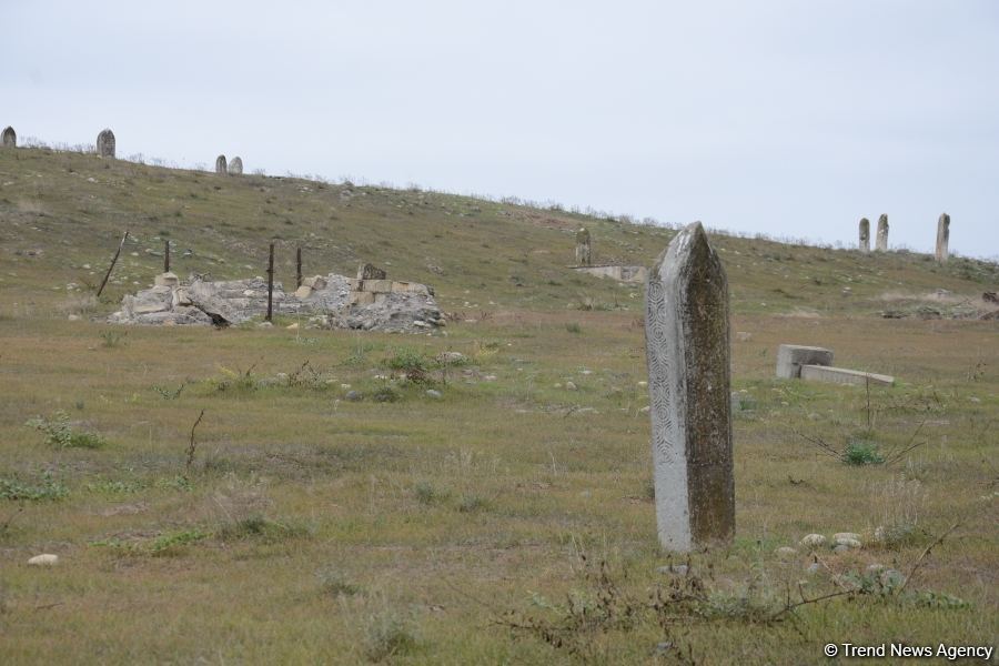 Armenians completely destroy cemetery in Fuzuli district (PHOTO)