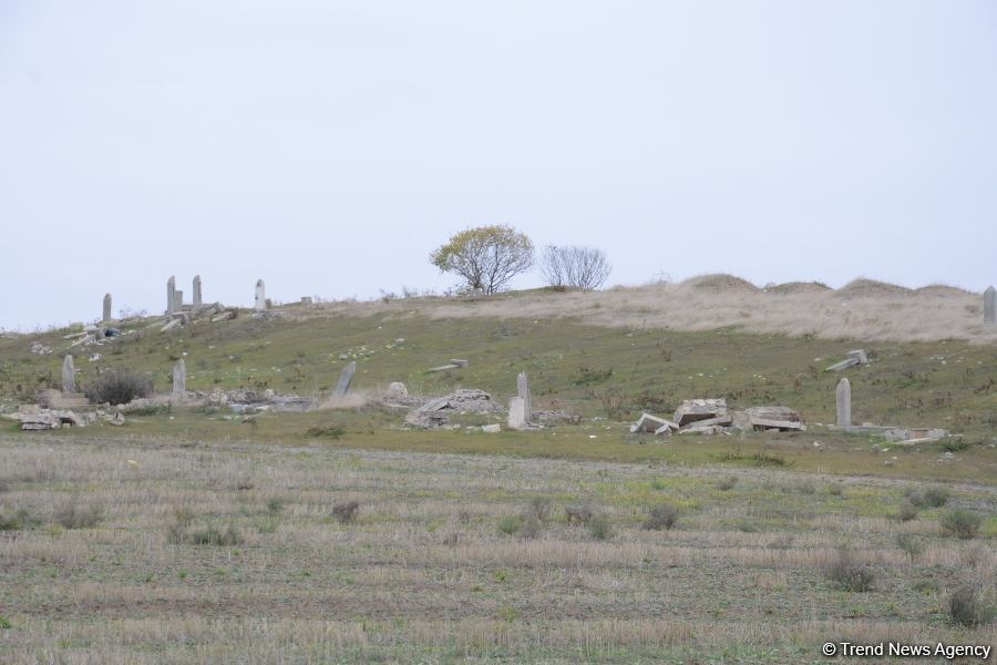 Armenians completely destroy cemetery in Fuzuli district (PHOTO)