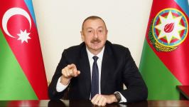 Президент Азербайджана Ильхам Алиев обратился к народу (ФОТО)