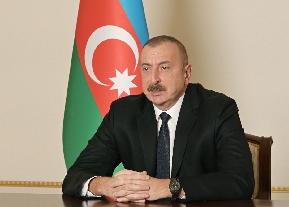 Президент Ильхам Алиев поздравил азербайджанский народ с освобождением Агдама от оккупации
