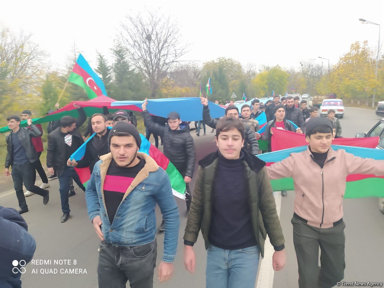 Ağdamda bayram yürüşü keçirilib (FOTO) - Gallery Image