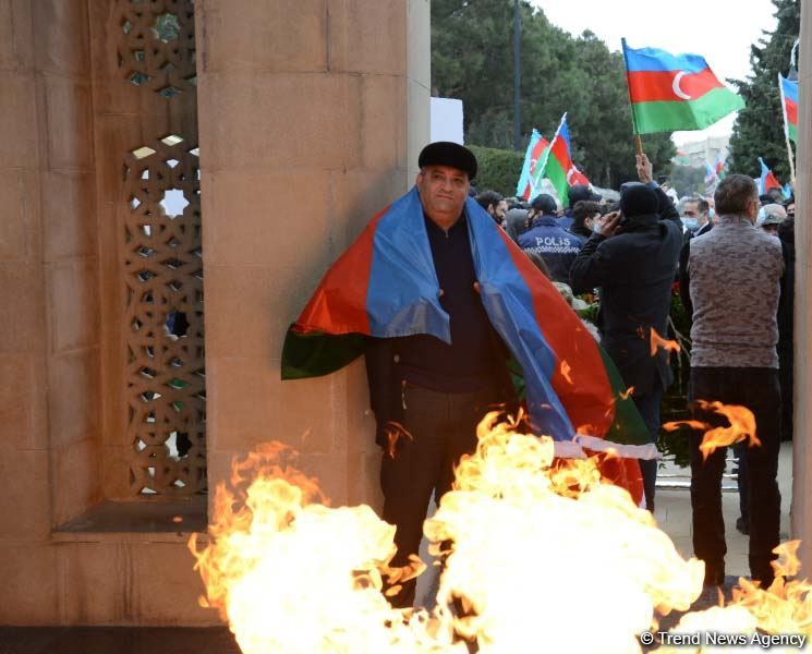 Victory march on liberation of Aghdam district held in Baku (PHOTOS)