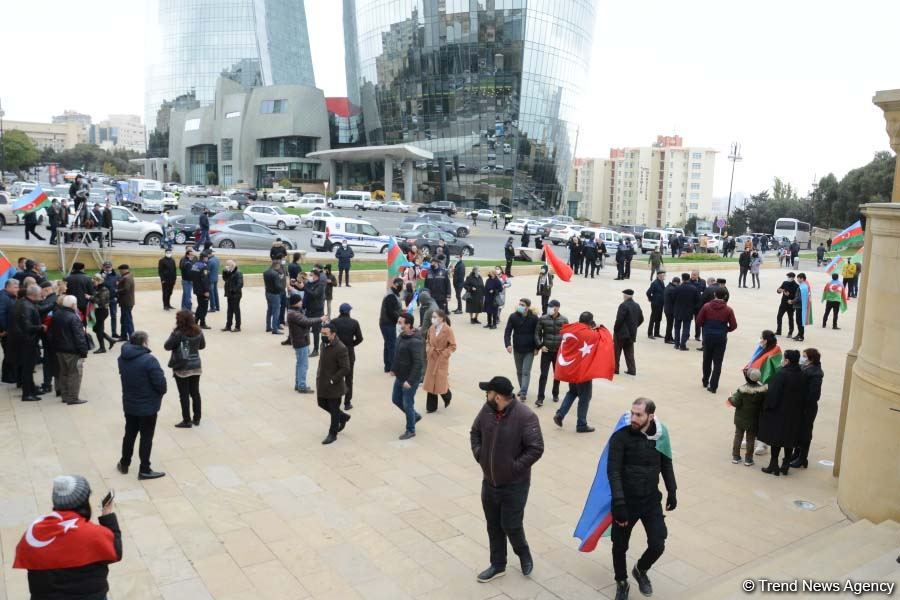 В Баку прошло победное шествие по случаю освобождения Агдама (ФОТО)