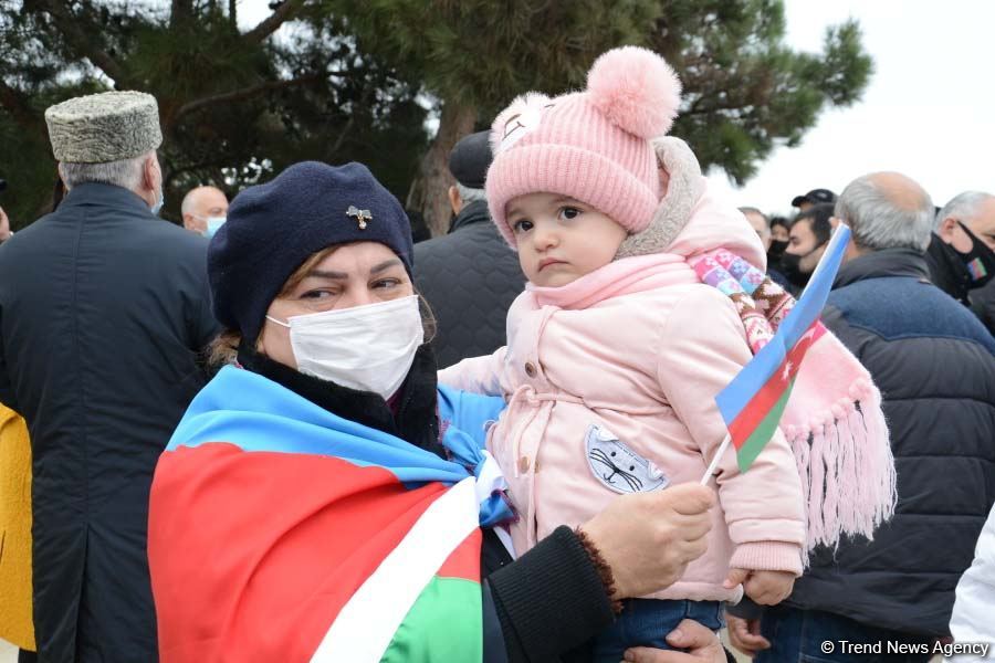 В Баку прошло победное шествие по случаю освобождения Агдама (ФОТО)