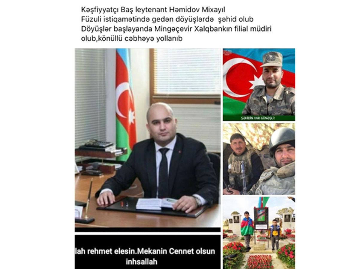 Şəhid Mixayıl Həmidovla "Olmayan Bir Müsahibə ..."