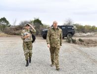 President Ilham Aliyev and first lady Mehriban Aliyeva visit liberated from occupation Aghdam city (PHOTO)