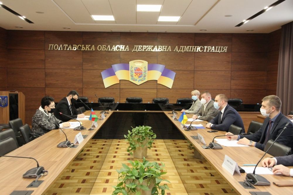 Poltavada Azərbaycanla Ukraynanın birgə investisiya layihələri müzakirə edilib (FOTO)