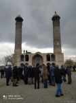 Хикмет Гаджиев, представители дипкорпуса и ФК "Карабах" побывали в Агдамской мечети (ФОТО)