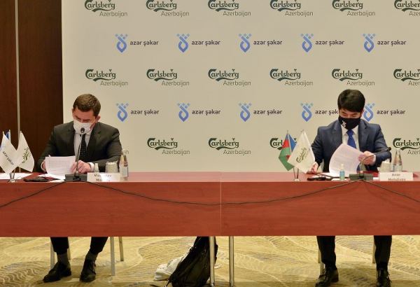 Компании Carlsberg Azerbaijan и AzərŞəkər подписали меморандум о сотрудничестве (ФОТО)
