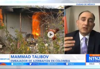 Kolumbiya televiziyası erməni təcavüzünün nəticələrini işıqlandırıb (FOTO/VİDEO)