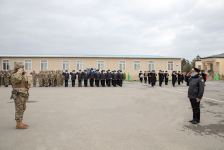 Azerbaijani marine infantry personnel return to place of permanent deployment (PHOTO)